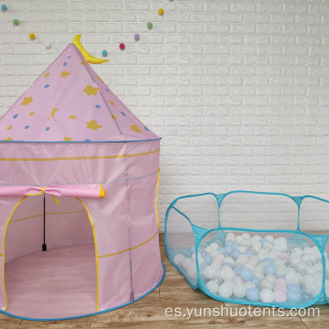 Moon Yurt Tent Fibra Marco de varilla Casa para niños